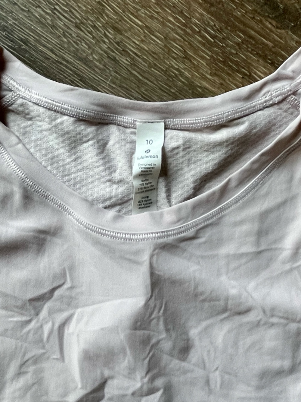 lululemon athletica Performance Tee Quick Pace Short Sleeve Size 10 - Picture 5 of 7